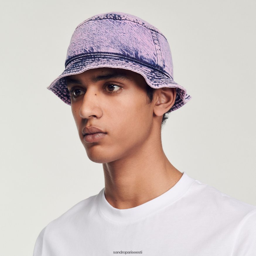 Sandro Paris tarvikud mehed tikitud logoga müts BN4RF835 roosa