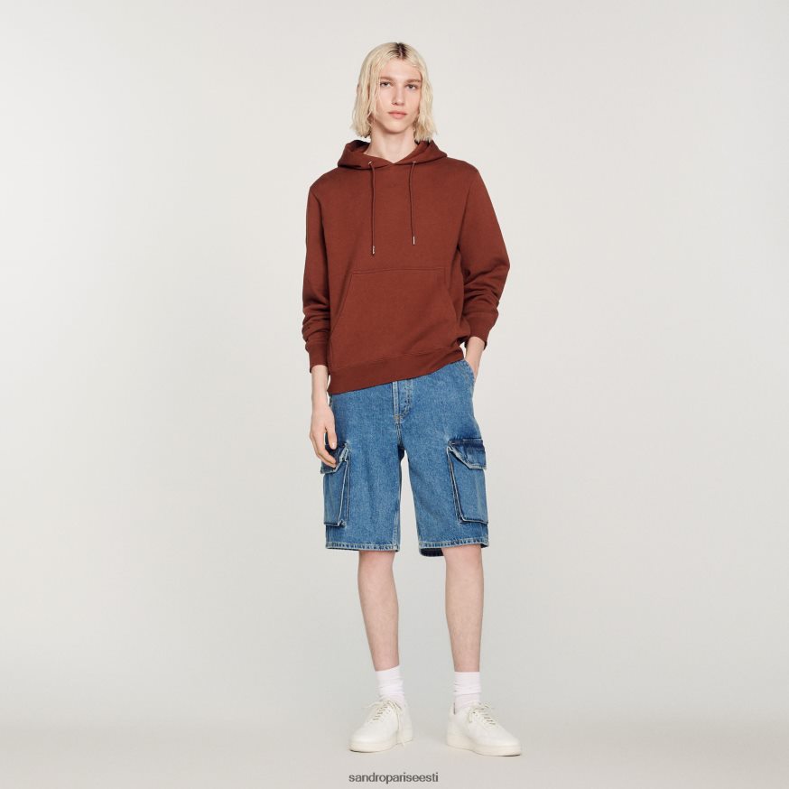 Sandro Paris kehakate naised tikitud kapuuts BN4RF759 üks värv