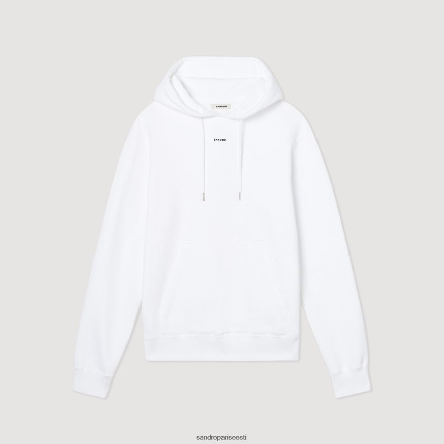 Sandro Paris kehakate naised tikitud kapuuts BN4RF808 valge