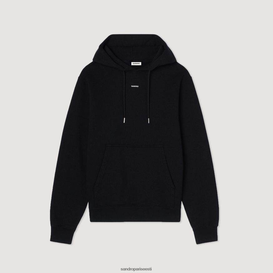 Sandro Paris kehakate naised tikitud kapuuts BN4RF809 must