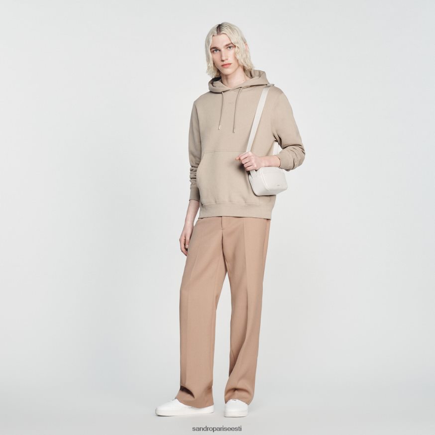 Sandro Paris kehakate naised tikitud kapuuts BN4RF810 beež