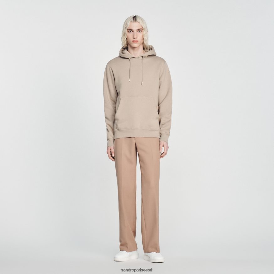 Sandro Paris kehakate naised tikitud kapuuts BN4RF810 beež