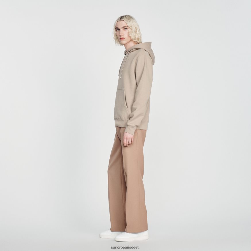 Sandro Paris kehakate naised tikitud kapuuts BN4RF810 beež