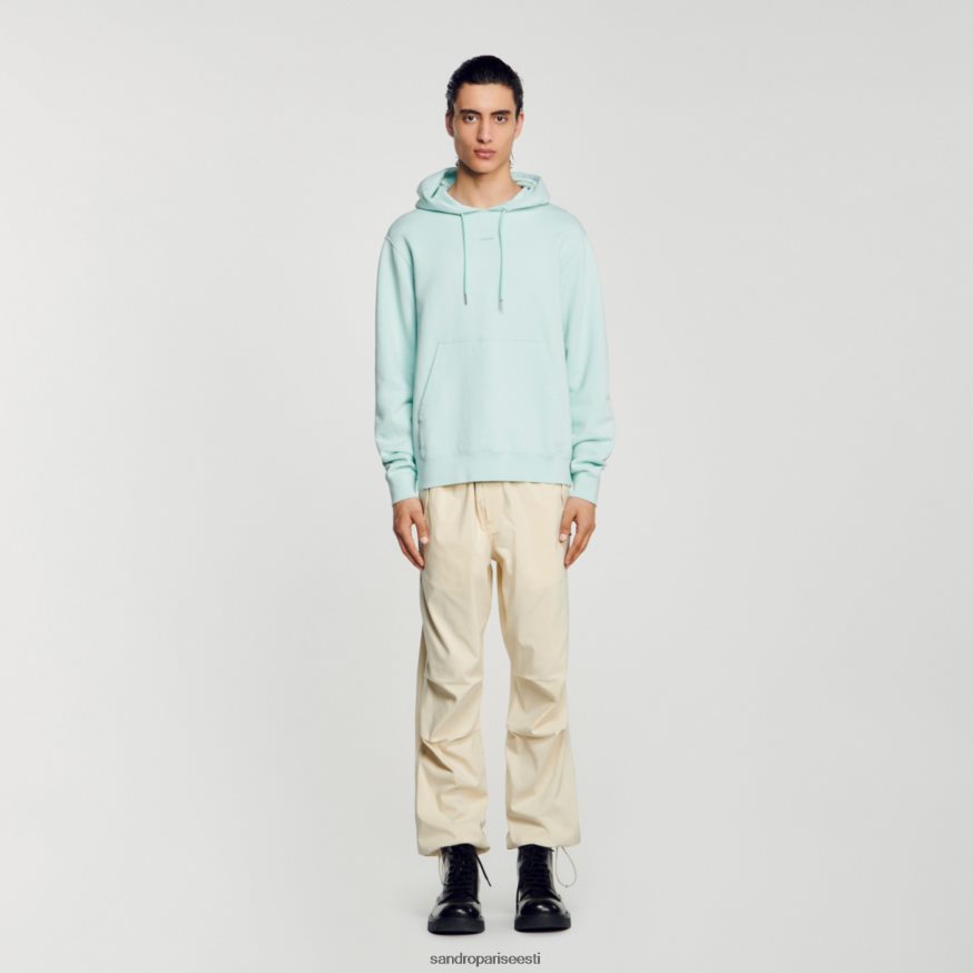 Sandro Paris kehakate naised tikitud kapuuts BN4RF811 piparmündi sinine