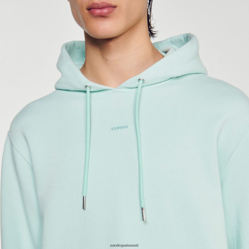 Sandro Paris kehakate naised tikitud kapuuts BN4RF811 piparmündi sinine