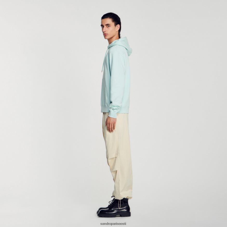 Sandro Paris kehakate naised tikitud kapuuts BN4RF811 piparmündi sinine