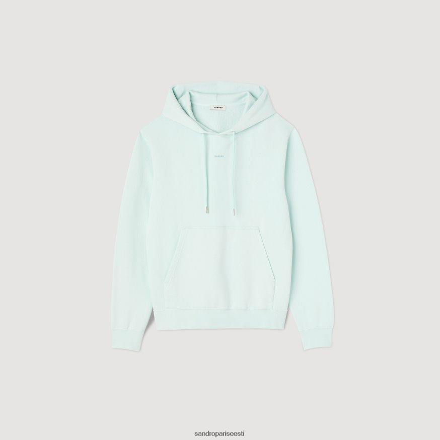 Sandro Paris kehakate naised tikitud kapuuts BN4RF811 piparmündi sinine