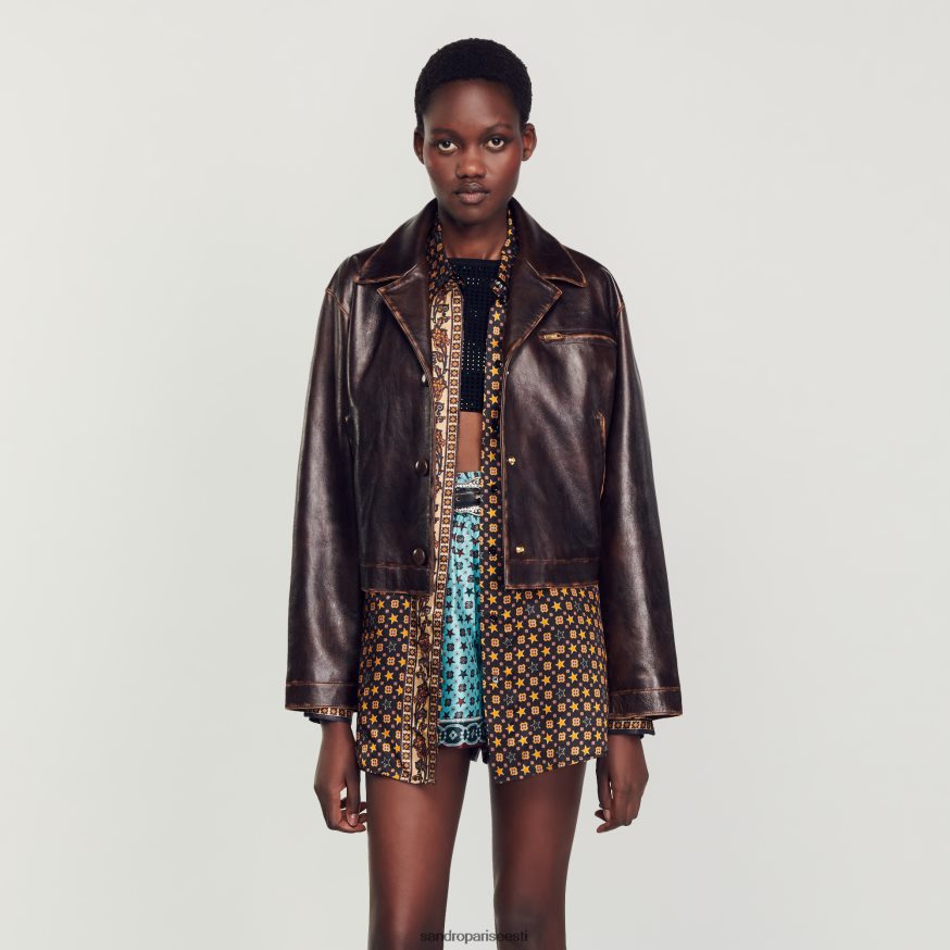 Sandro Paris kehakate naised hädas nahktagi BN4RF129 must pruun