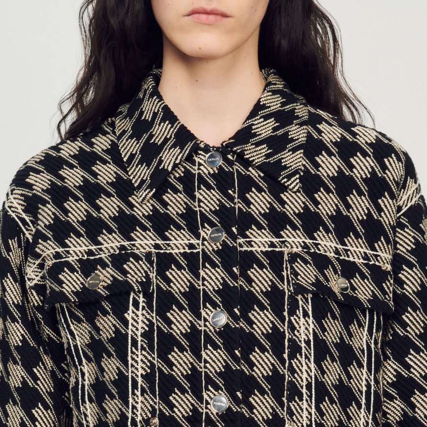 Sandro Paris kehakate naised hagijahamba jope BN4RF219 must