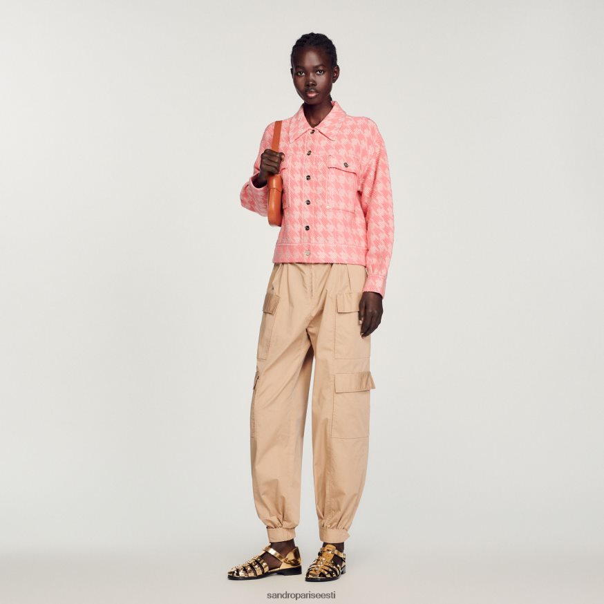 Sandro Paris kehakate naised hagijahamba jope BN4RF228 roosa