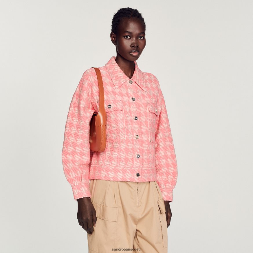 Sandro Paris kehakate naised hagijahamba jope BN4RF228 roosa