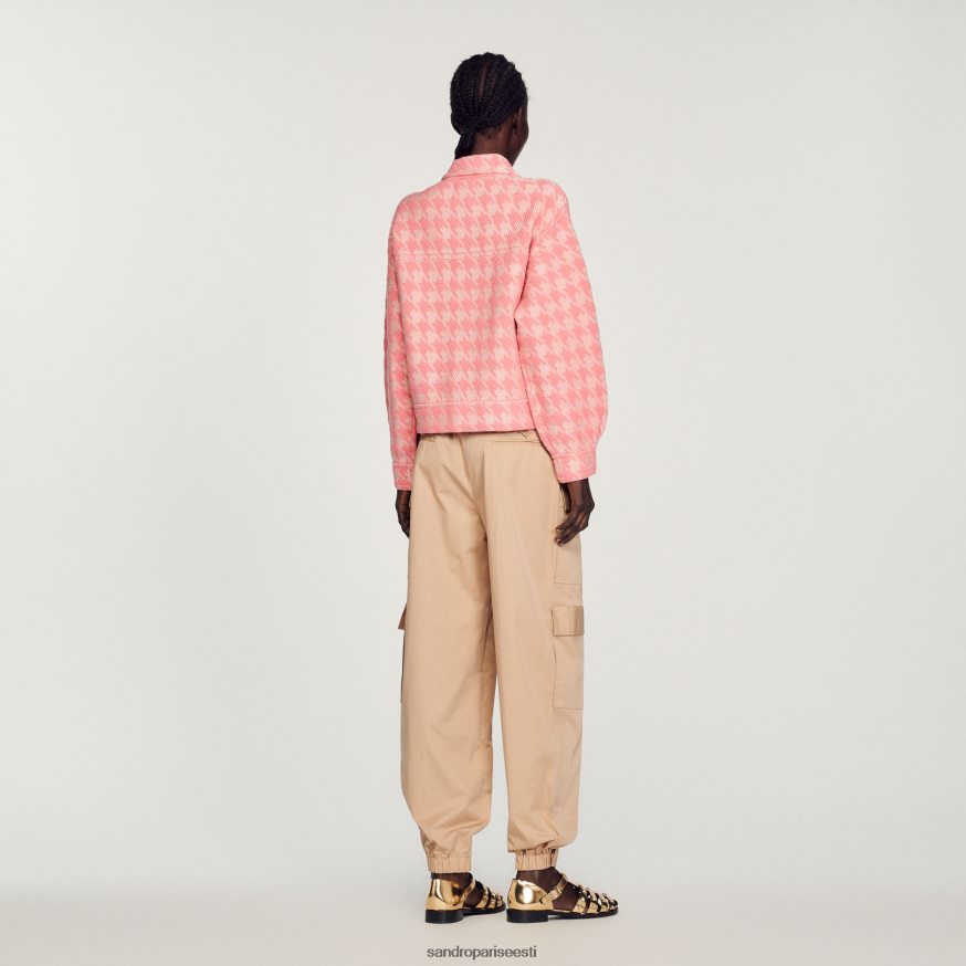 Sandro Paris kehakate naised hagijahamba jope BN4RF228 roosa