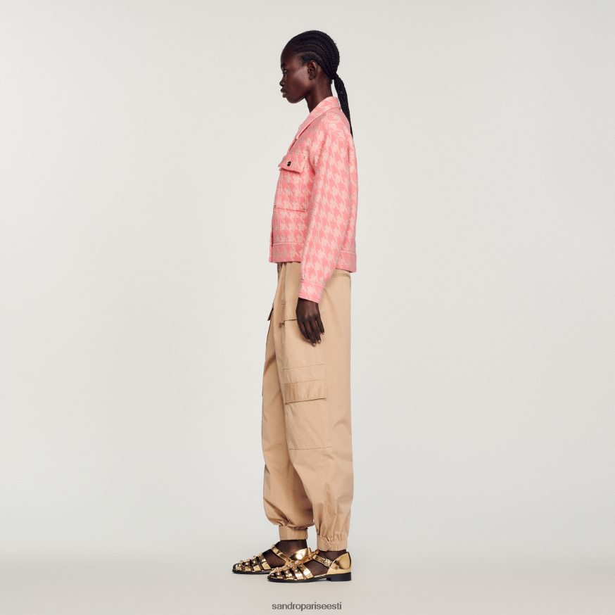 Sandro Paris kehakate naised hagijahamba jope BN4RF228 roosa