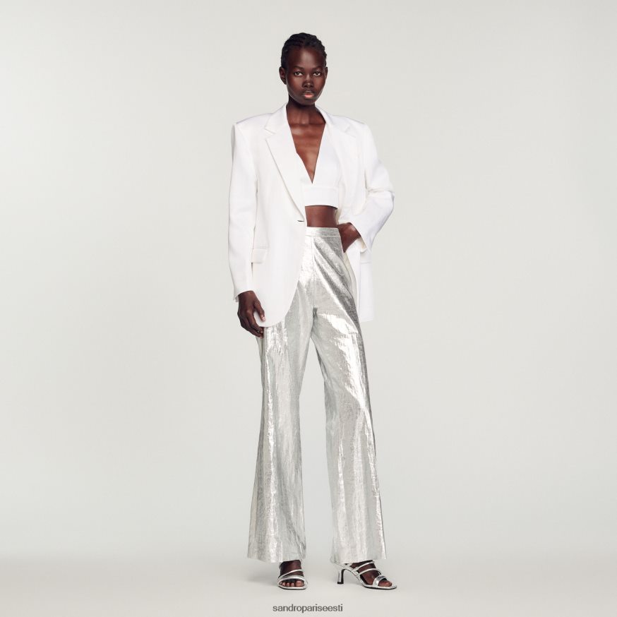 Sandro Paris kehakate naised kohandatud jope BN4RF140 valge