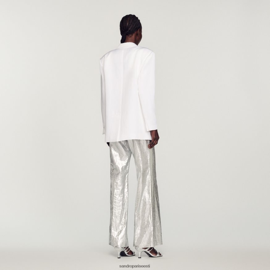 Sandro Paris kehakate naised kohandatud jope BN4RF140 valge