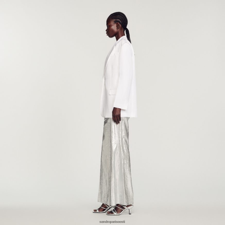 Sandro Paris kehakate naised kohandatud jope BN4RF140 valge