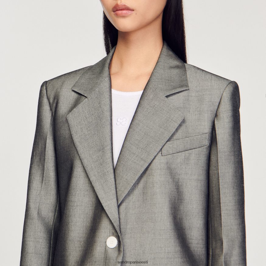 Sandro Paris kehakate naised kohandatud jope BN4RF275 hall