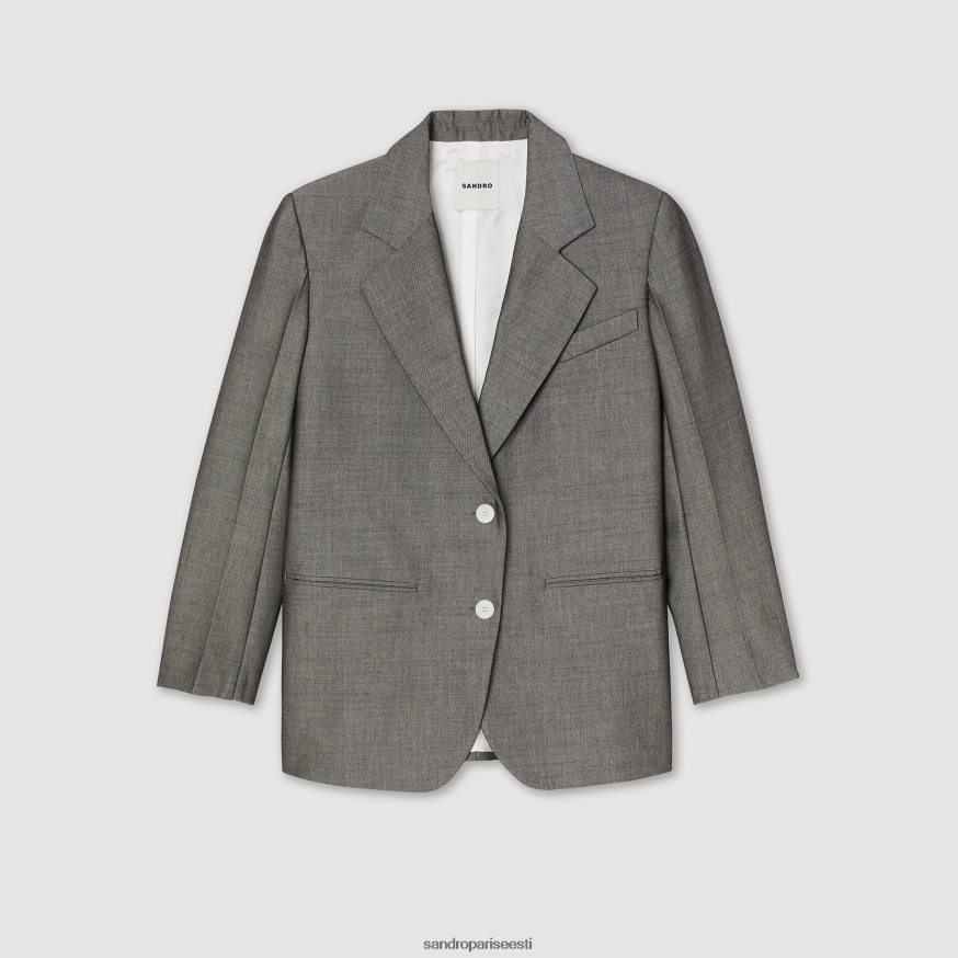 Sandro Paris kehakate naised kohandatud jope BN4RF275 hall