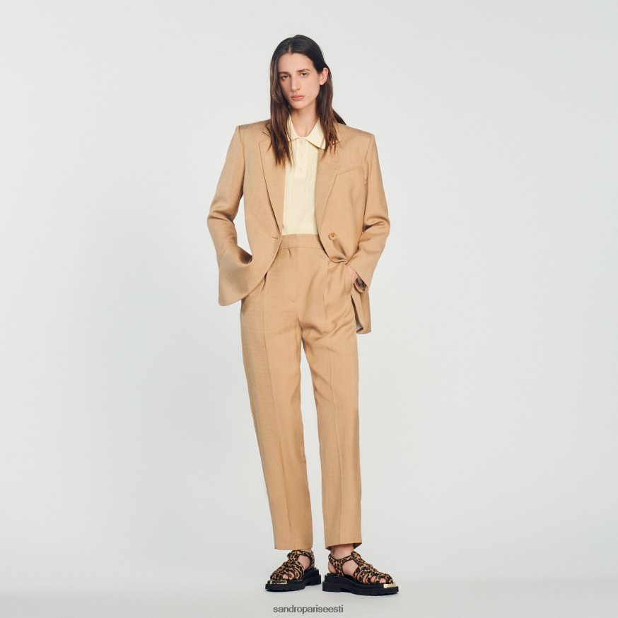 Sandro Paris kehakate naised kohandatud jope BN4RF375 beež