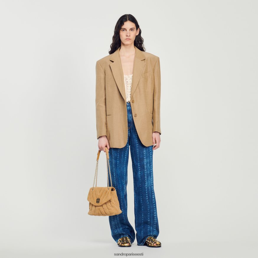 Sandro Paris kehakate naised kohandatud jope BN4RF379 terre