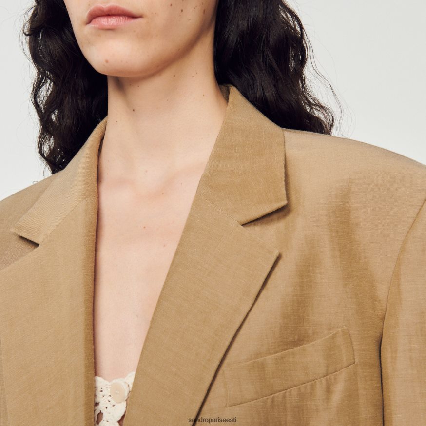 Sandro Paris kehakate naised kohandatud jope BN4RF379 terre