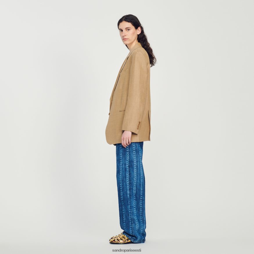 Sandro Paris kehakate naised kohandatud jope BN4RF379 terre