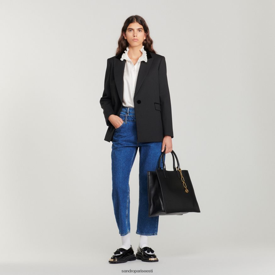 Sandro Paris kehakate naised kohandatud jope BN4RF386 üks värv