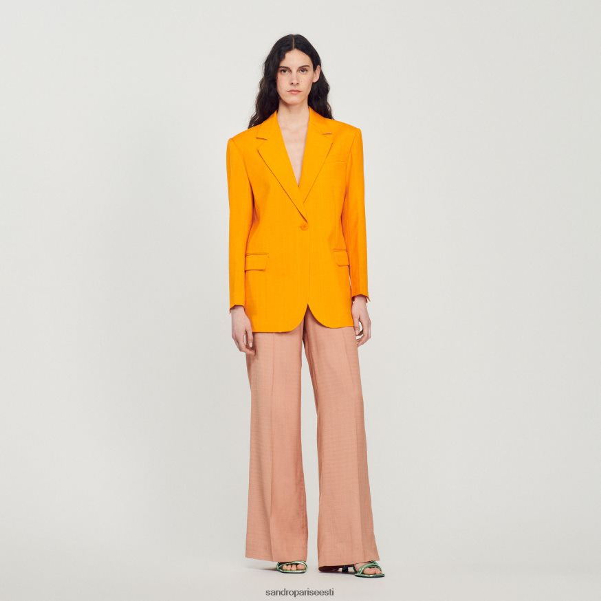 Sandro Paris kehakate naised kohandatud jope BN4RF421 oranž