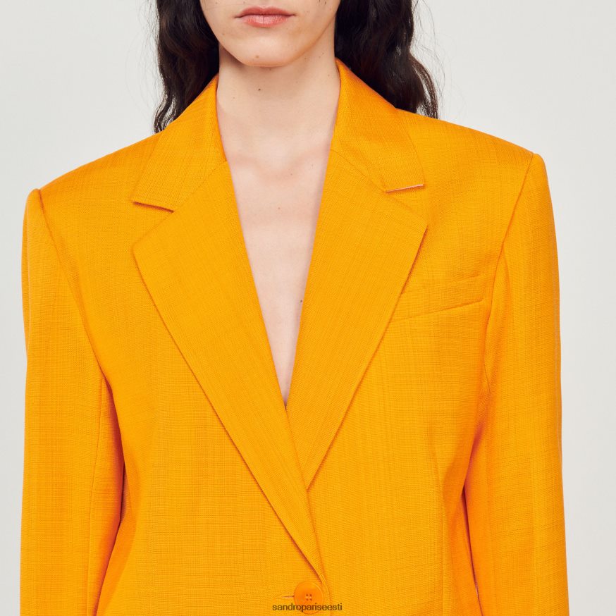 Sandro Paris kehakate naised kohandatud jope BN4RF421 oranž