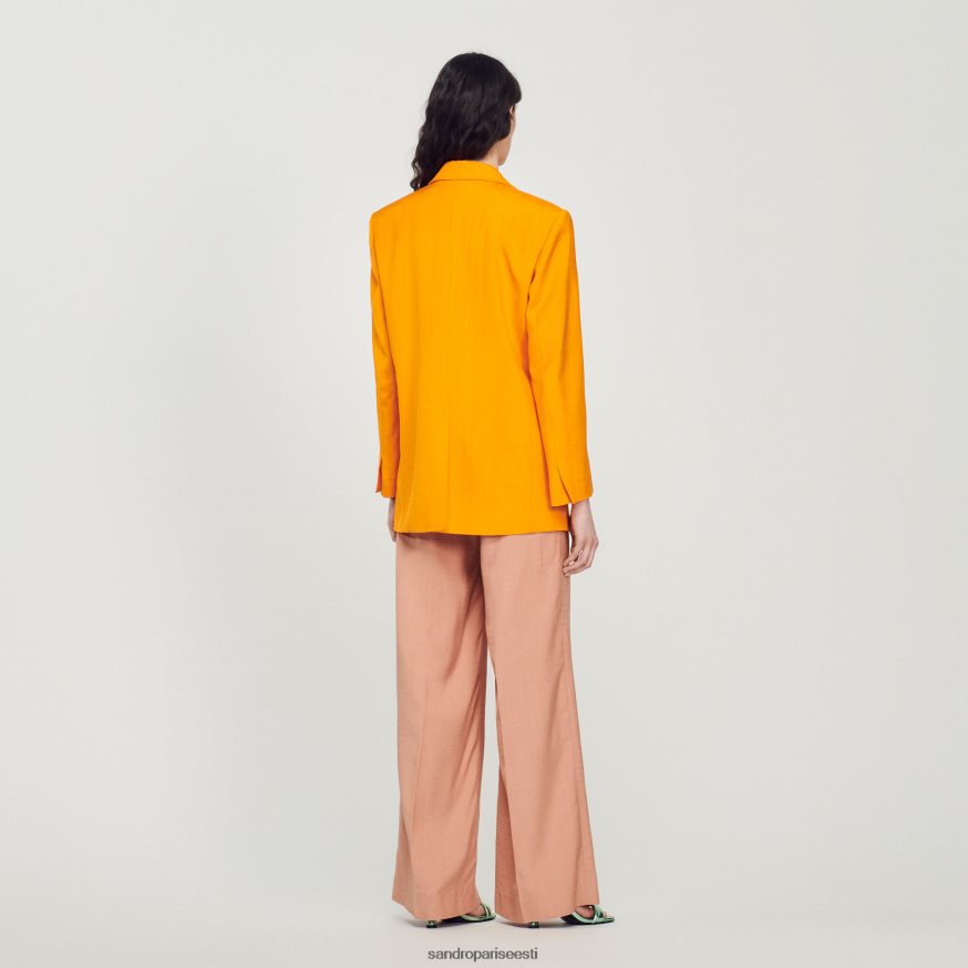 Sandro Paris kehakate naised kohandatud jope BN4RF421 oranž