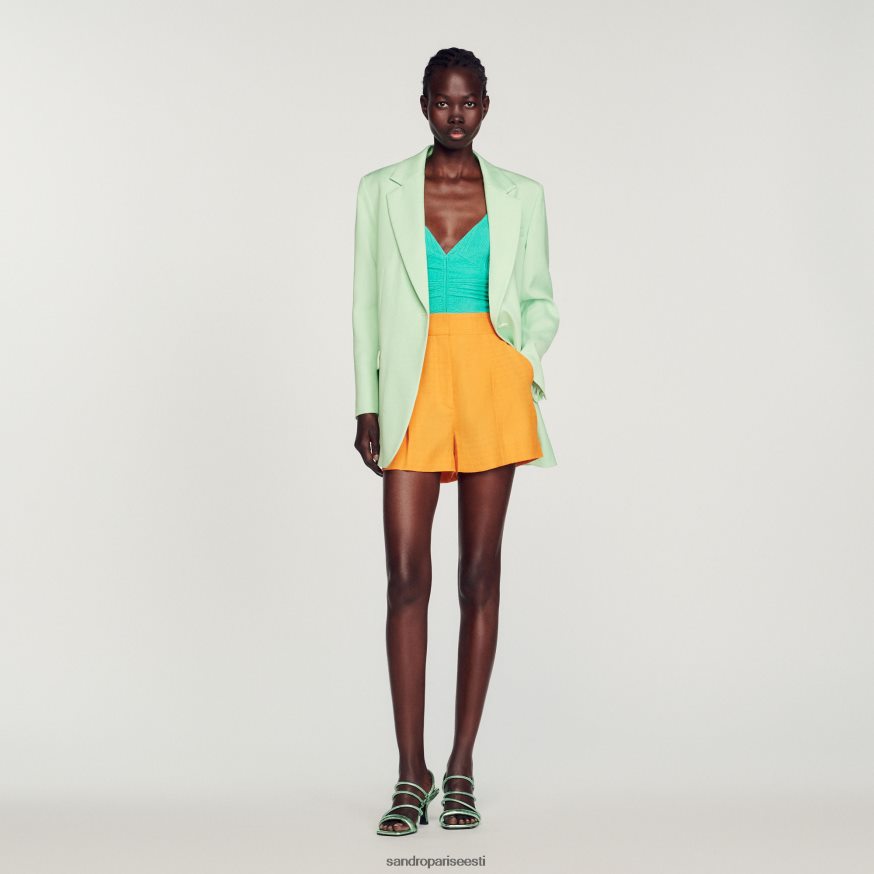 Sandro Paris kehakate naised kohandatud jope BN4RF429 heleroheline