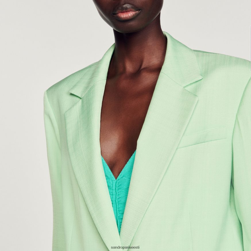 Sandro Paris kehakate naised kohandatud jope BN4RF429 heleroheline