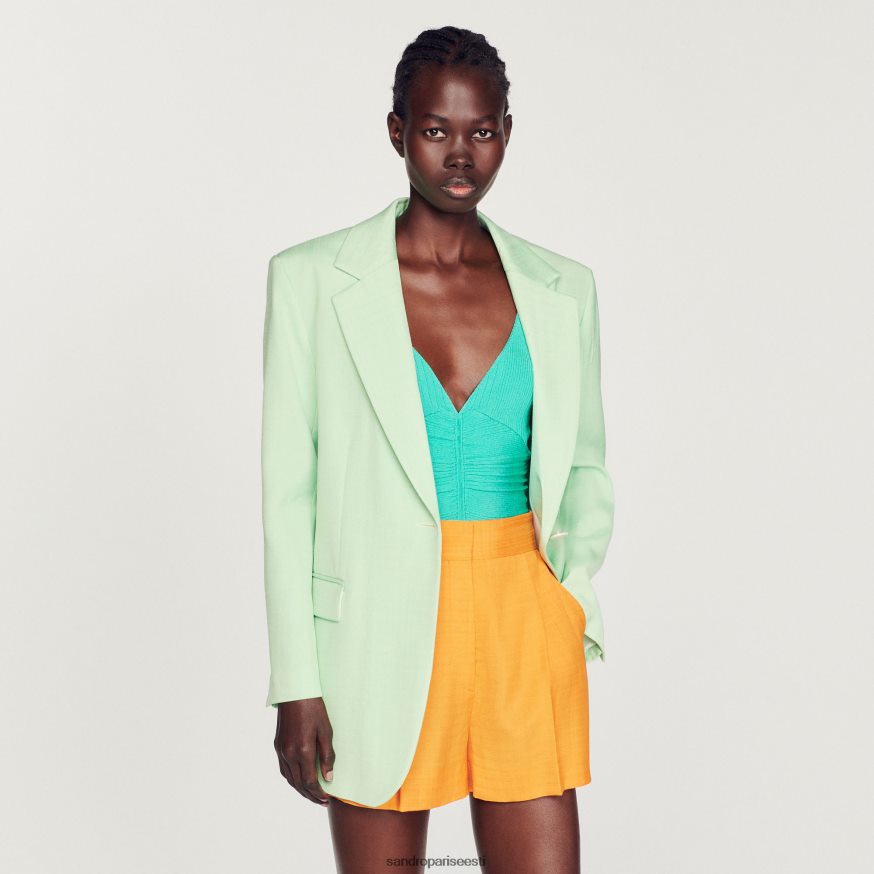 Sandro Paris kehakate naised kohandatud jope BN4RF429 heleroheline