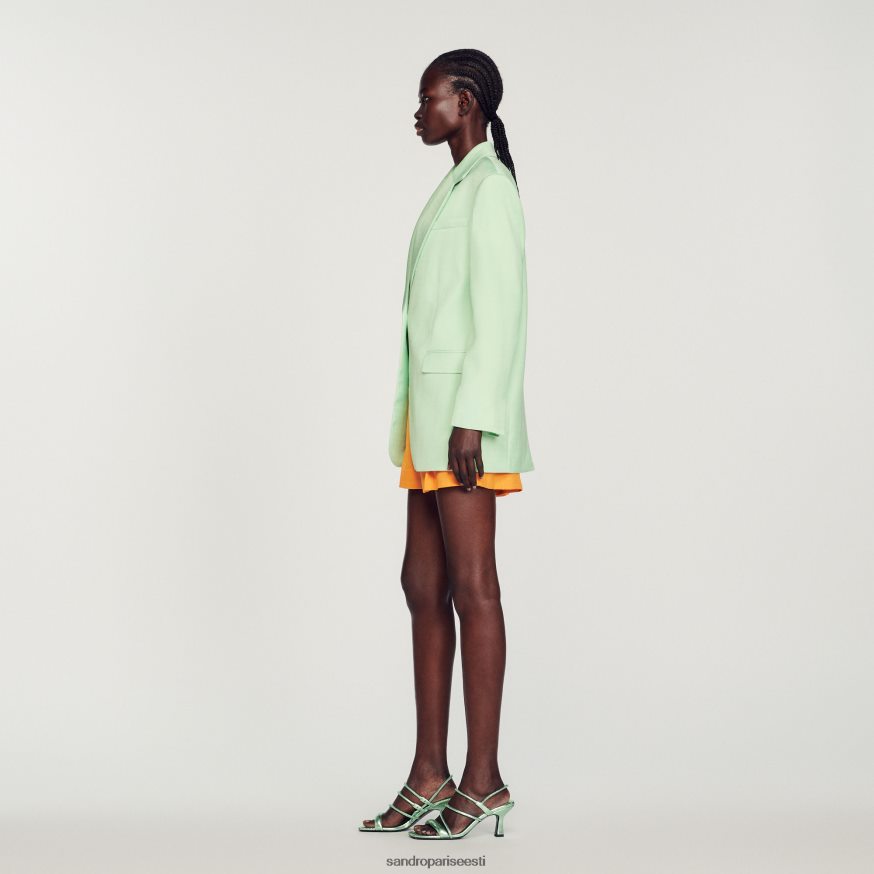 Sandro Paris kehakate naised kohandatud jope BN4RF429 heleroheline