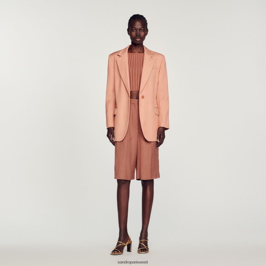 Sandro Paris kehakate naised kohandatud jope BN4RF432 umbre maa