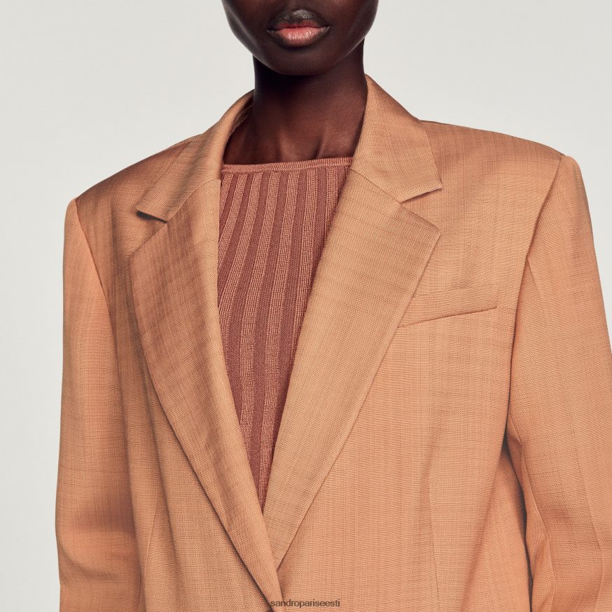 Sandro Paris kehakate naised kohandatud jope BN4RF432 umbre maa