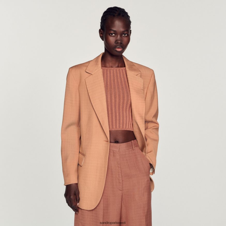 Sandro Paris kehakate naised kohandatud jope BN4RF432 umbre maa