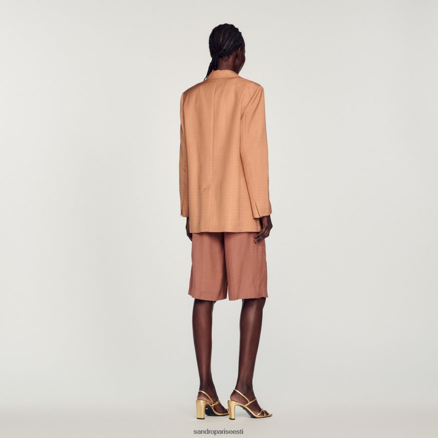 Sandro Paris kehakate naised kohandatud jope BN4RF432 umbre maa