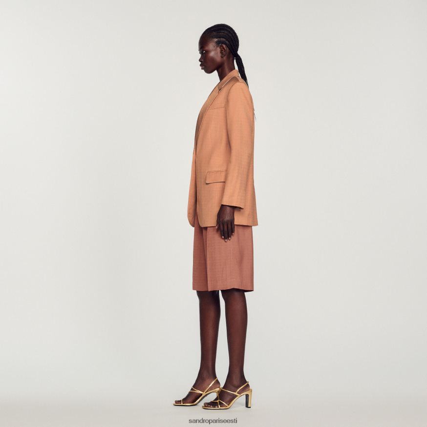 Sandro Paris kehakate naised kohandatud jope BN4RF432 umbre maa