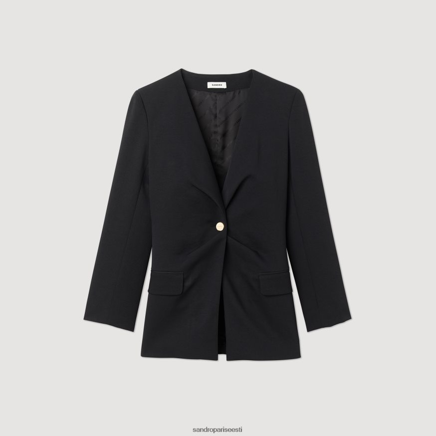 Sandro Paris kehakate naised liibuv jope BN4RF448 must