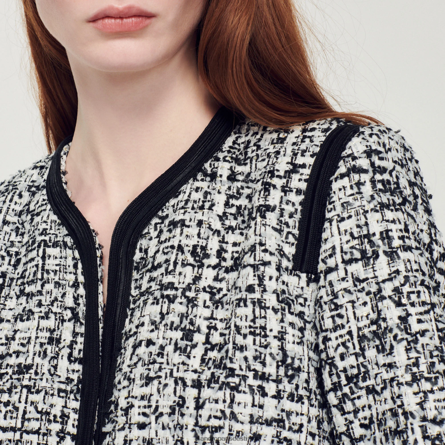 Sandro Paris kehakate naised tviid jakk BN4RF378 must