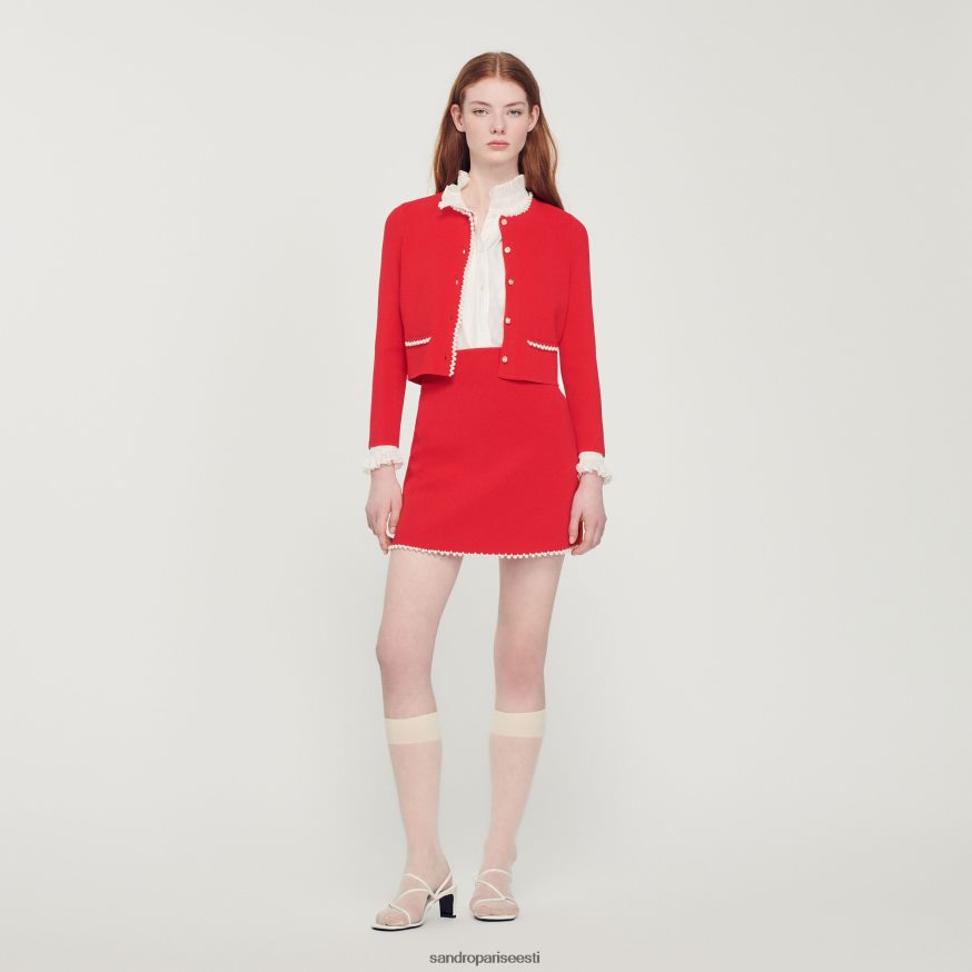 Sandro Paris kehakate naised helmestega jakk BN4RF335 üks värv