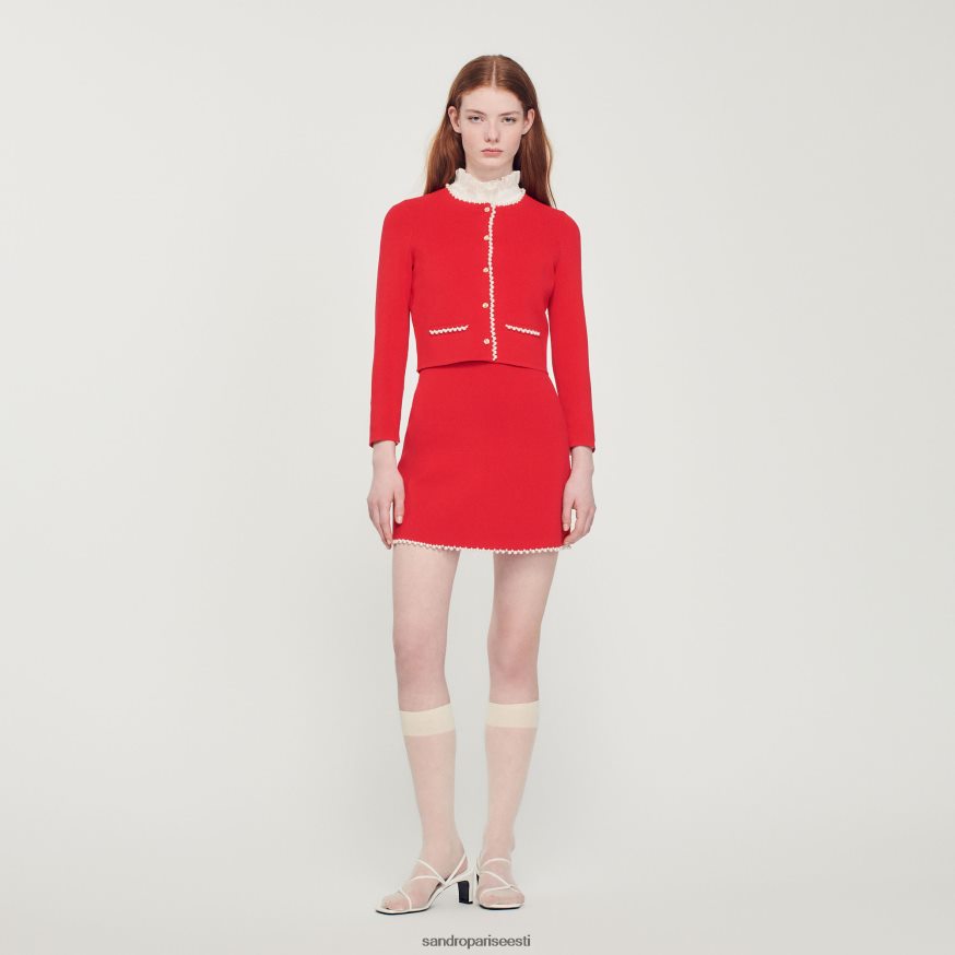 Sandro Paris kehakate naised helmestega jakk BN4RF335 üks värv