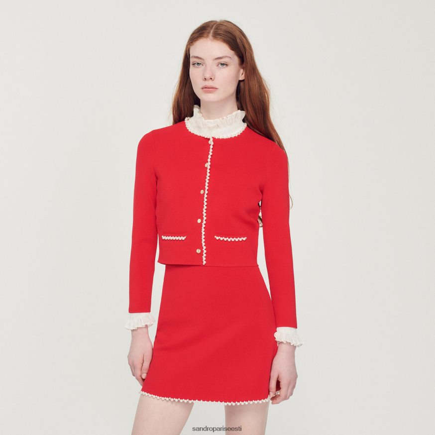 Sandro Paris kehakate naised helmestega jakk BN4RF335 üks värv