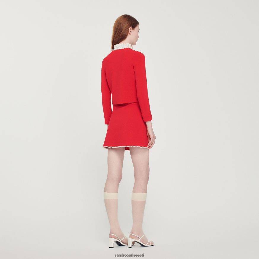 Sandro Paris kehakate naised helmestega jakk BN4RF335 üks värv