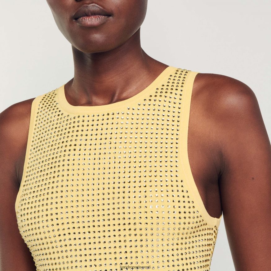 Sandro Paris kehakate naised kivist bodi BN4RF56 kollane