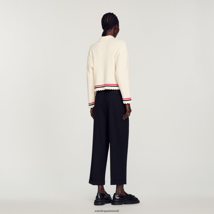 Sandro Paris kehakate naised koo mantel BN4RF371 ekru