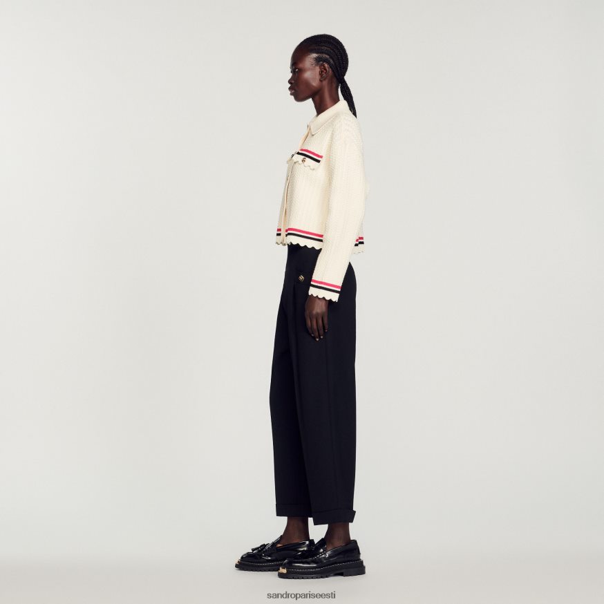 Sandro Paris kehakate naised koo mantel BN4RF371 ekru