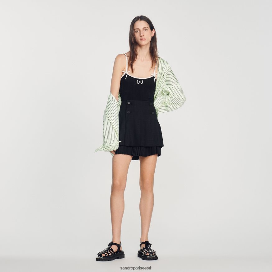 Sandro Paris kehakate naised kootud body BN4RF141 must