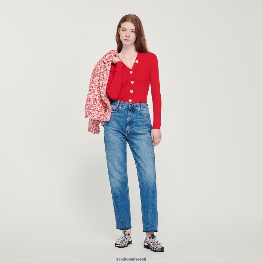 Sandro Paris kehakate naised kootud kardigan BN4RF361 üks värv